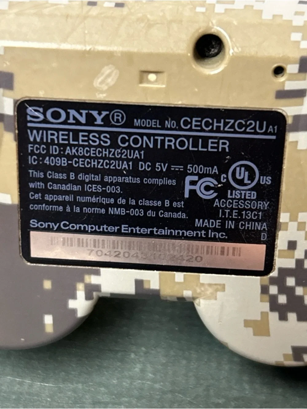 Sony DualShock Style‎ Wireless Controller – Desert Digital Camo